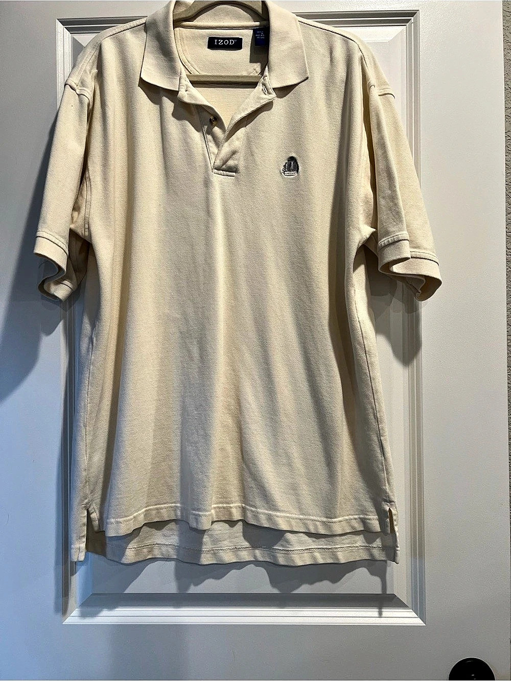 IZOD Men's Cotton Polo in Cream